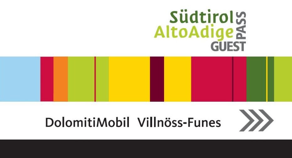 Südtirol Pass dolomiti card
